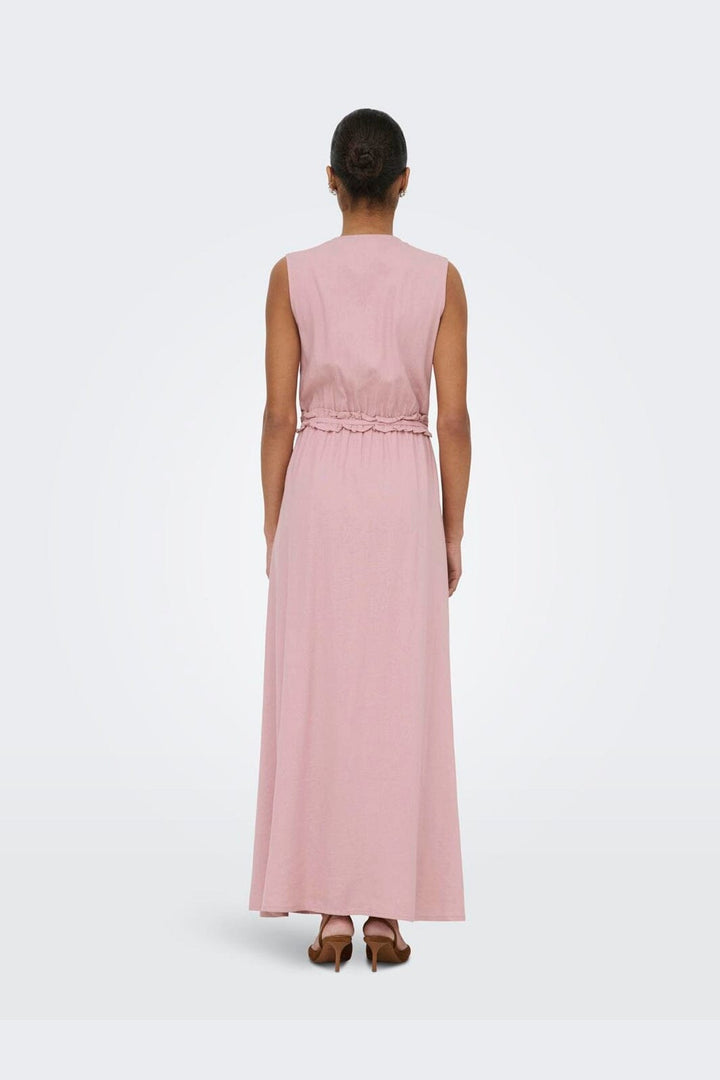 Only - Onlgoa Sl Linen Bl Long Dress Cc - 4942265 Burnished Lilac
