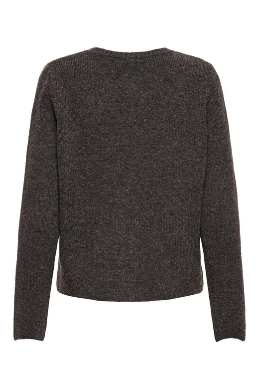 Only - Onlgry Ls Cardigan Cl Knt - 4955919 Black Coffee