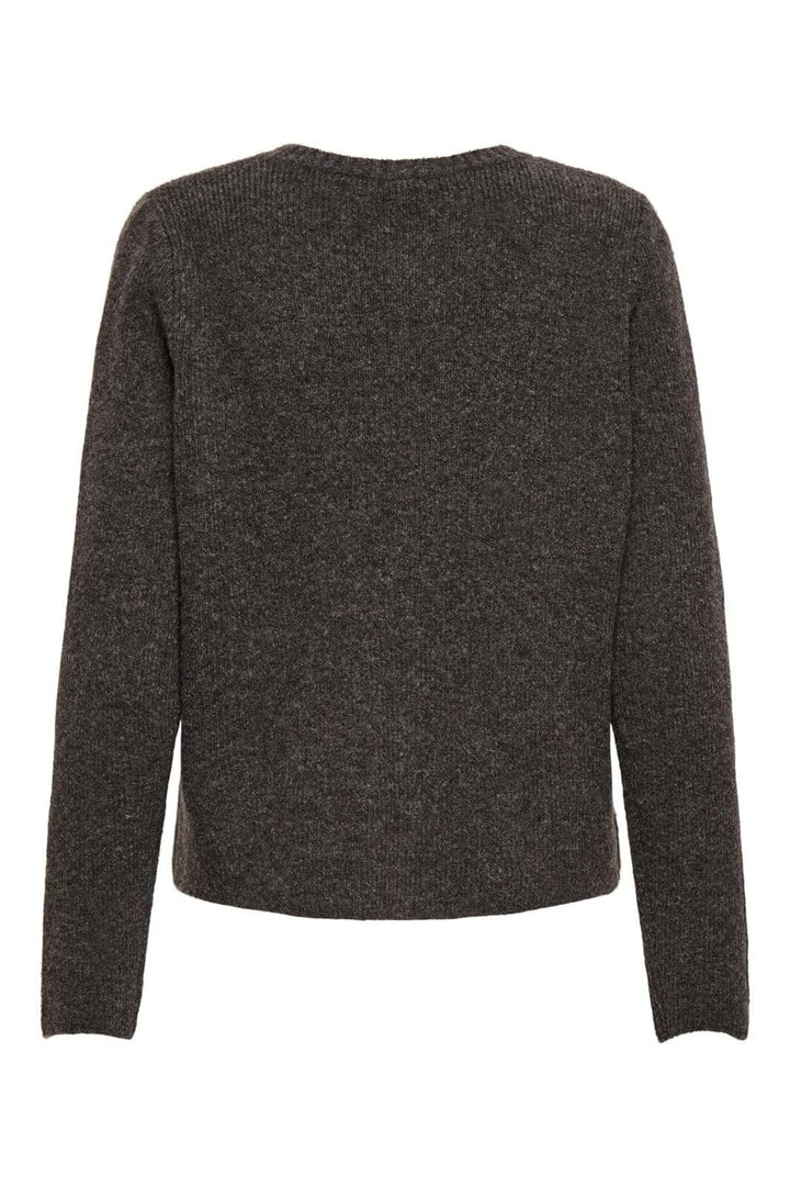 Only - Onlgry Ls Cardigan Cl Knt - 4955919 Black Coffee