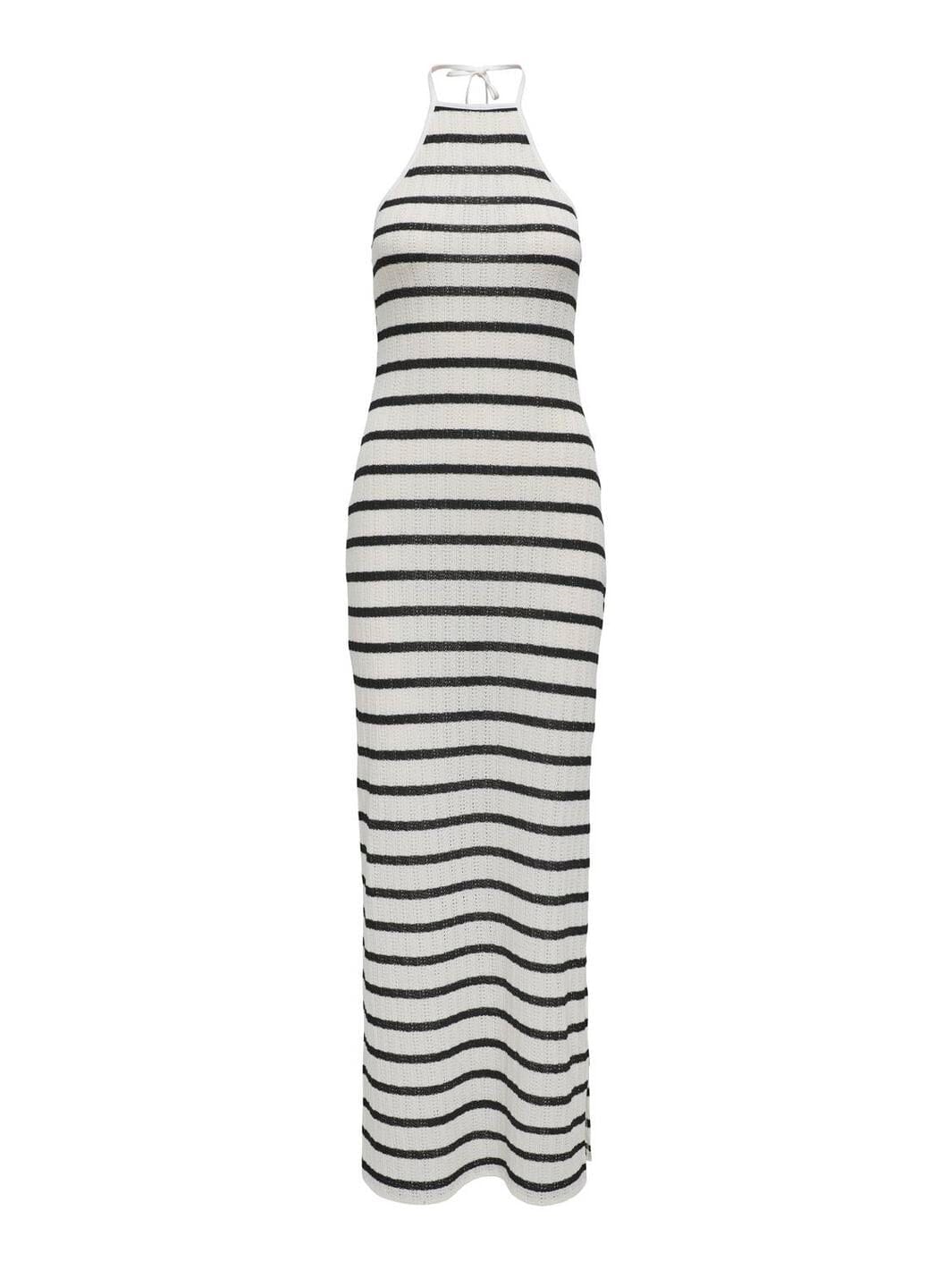 Only - Onlhalia Halterneck Long Dress Box - 4774273 Cloud Dancer Black