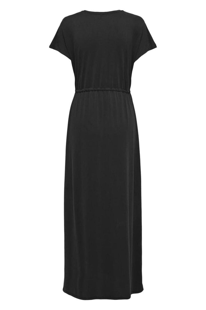 Only - Onlhannah S/S Long Dress - 4758718 Black Kjoler 