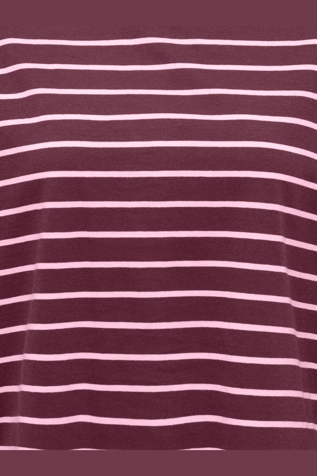 Only - Onlhappy L/S O-Neck Stripe Tee - 5233659 Fig Lady Pink (Lena)