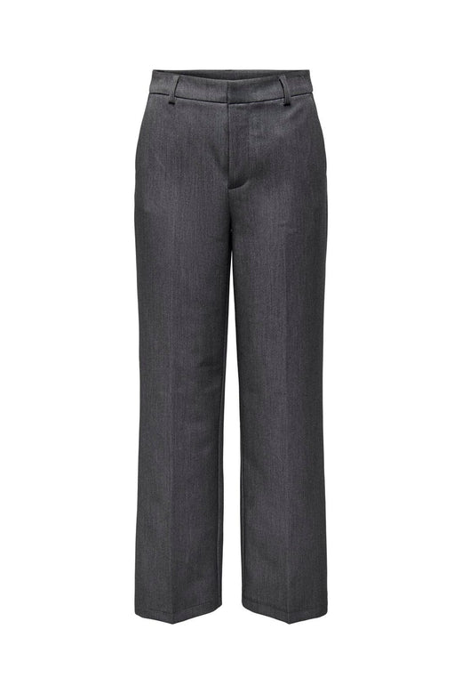 Only - Onlhattie-Lana W Mel Pant Tlr - 4462069 Dark Grey Melange