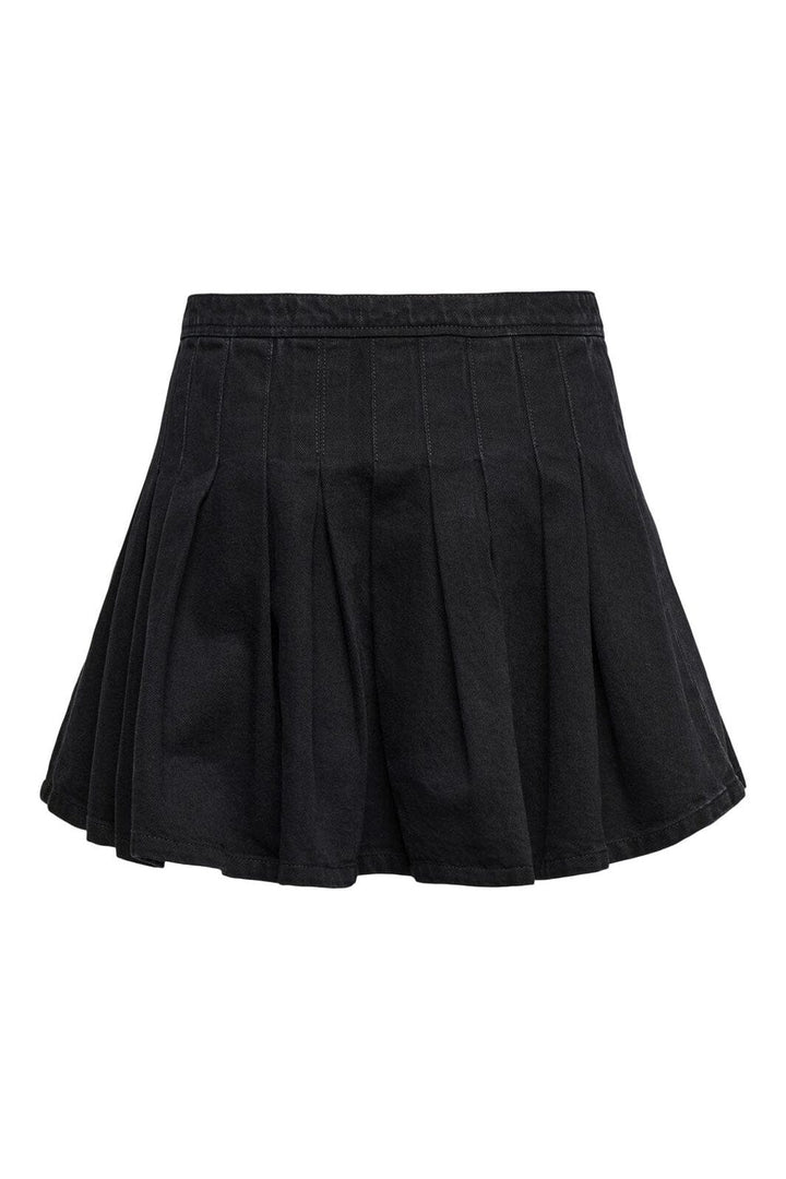 Only - Onljean Pleat Skirt - 4858011 Washed Black