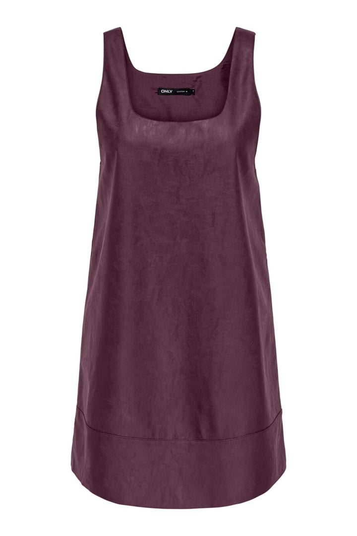 Only - Onljosie Faux Leather Dress Cc - 4852675 Mauve Wine