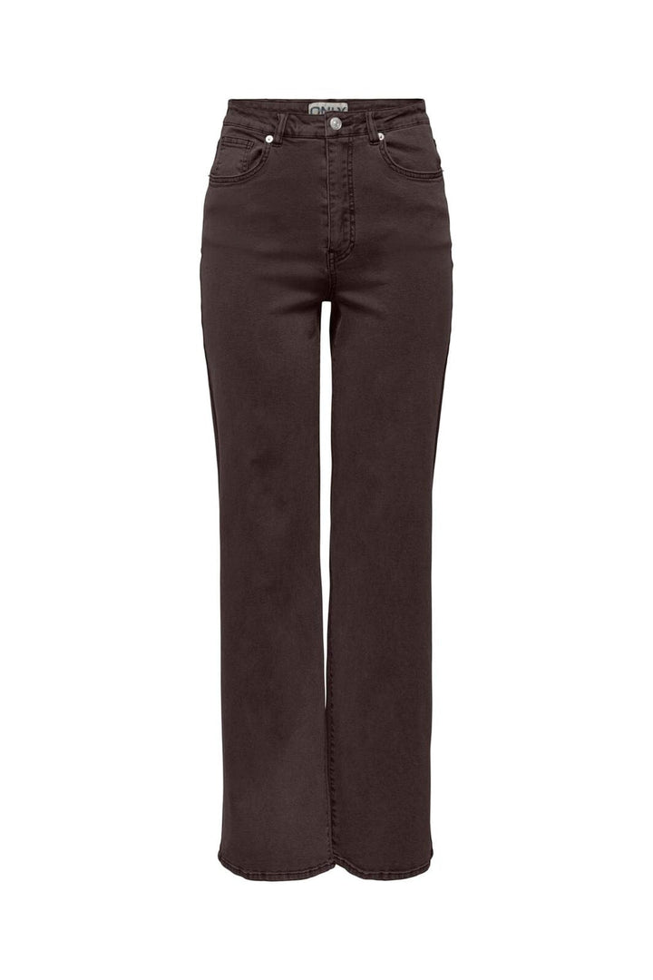 Only - Onljuicy-Missouri Wide Pant - 4960952 Chocolate Torte