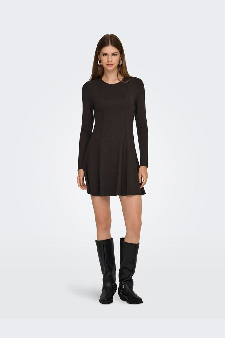 Only - Onlkenya L/S Dress - 4957219 Chocolate Torte