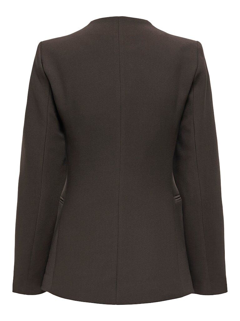 Only - Onllamina Life L/S Fit Blazer Tlr - 4880873 Mulch Blazere 