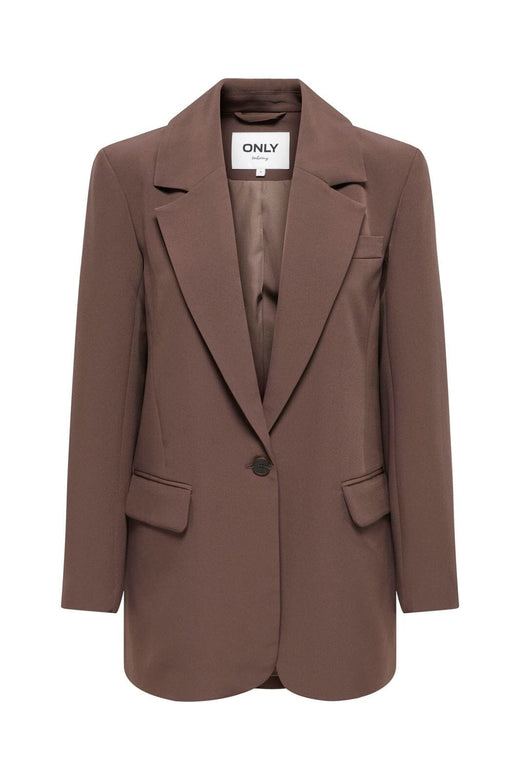Only - Onllana-Berry L/S Slit Blazer Cc Tlr - 5049901 Chocolate Martini