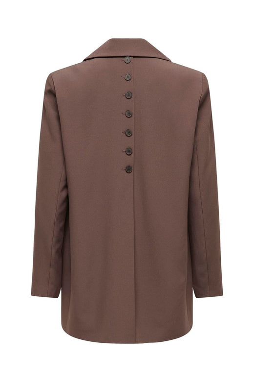 Only - Onllana-Berry L/S Slit Blazer Cc Tlr - 5049901 Chocolate Martini