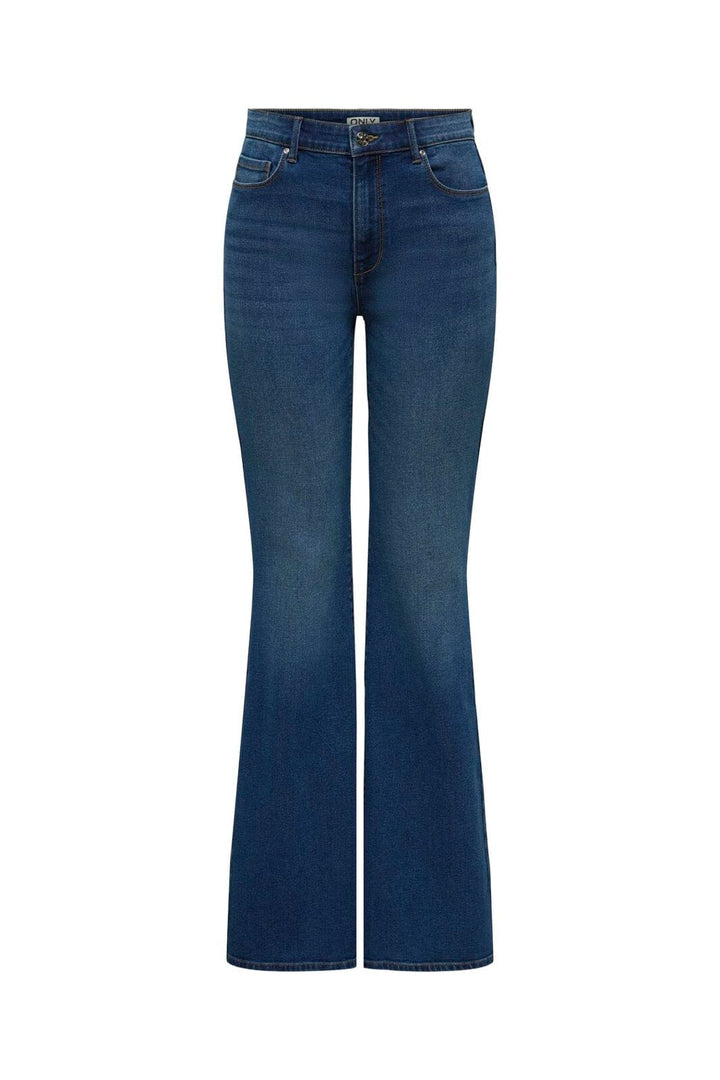 Only - Onllana Retro Flared Box - 4893231 Medium Blue Denim