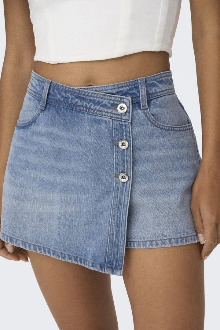 Only - Onllesly Reg Lb Skort - 3876358 Light Blue Denim