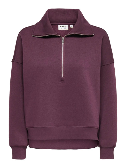 Only - Onllesure L/S Half Zip Rs Swt - 5117440 Fig Sweatshirts 