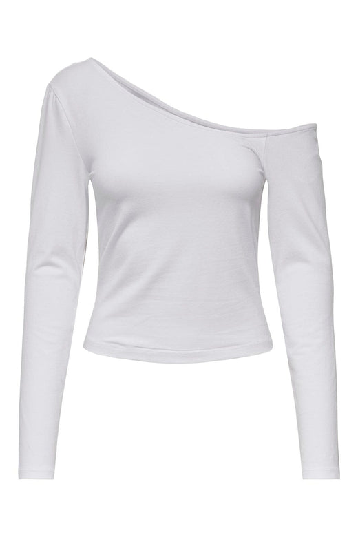 Only - Onllive Love Life L/S Oneshoulder Topjrs - 4710676 White
