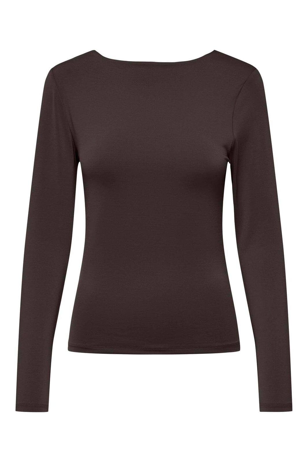 Only - Onllone 2-Way L/S Top - 4800393 Chocolate Torte
