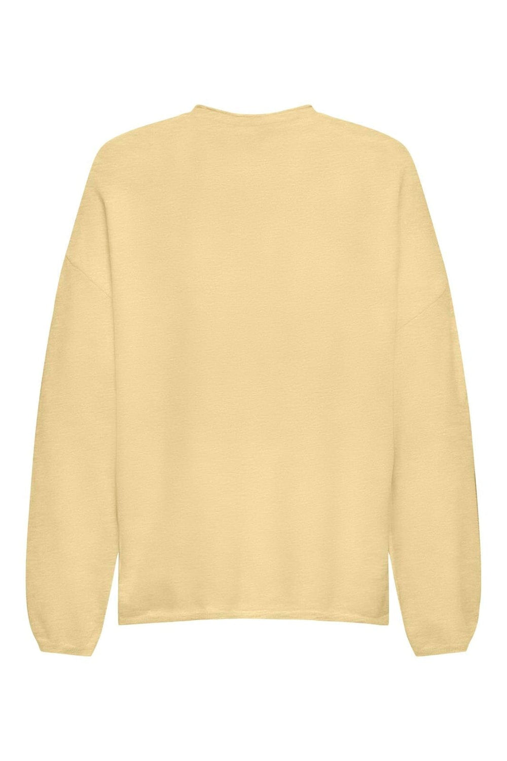 Only - Onlloyal Amalio Ls O-Neck Knt - 4982711 Sunlight Melange