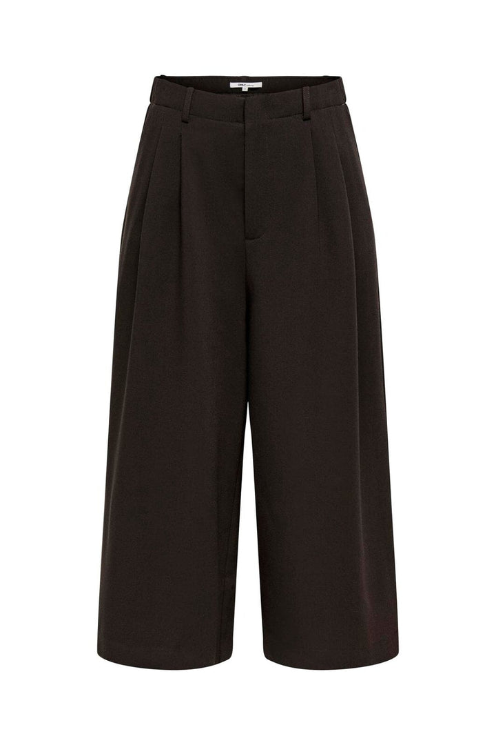 Only - Onllyon Wide Leg Culotte Pant - 5171629 Chocolate Torte