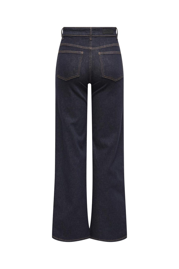 Only - Onlmadison Blush Wide Rea024 - 4798380 Dark Blue Denim Rinse