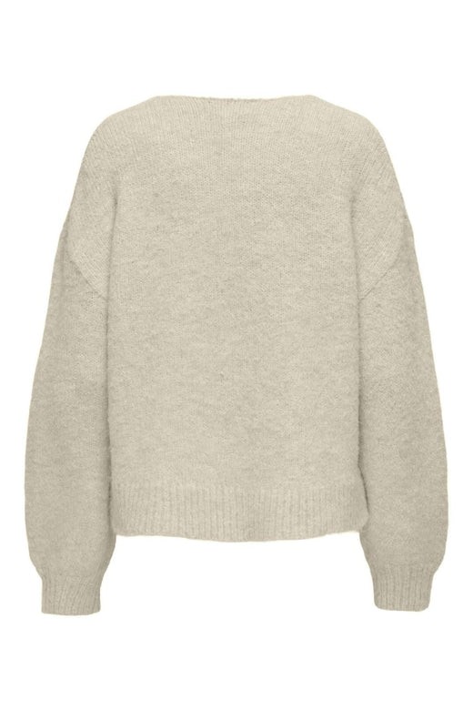Only - Onlmaggie Life Ls Tie Cardigan Cc Knt - 4853235 Birch Melange