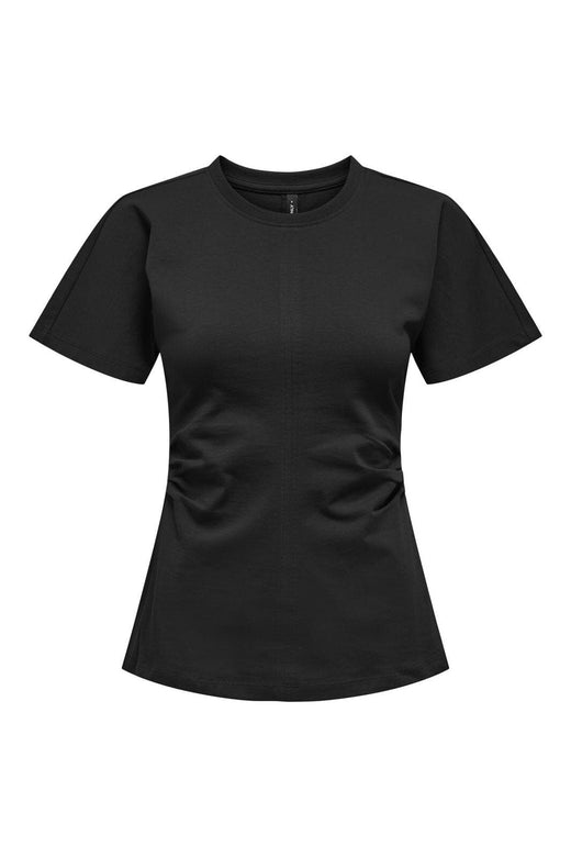 Only - Onlmarie Life S/S Ruching Top - 4960702 Black