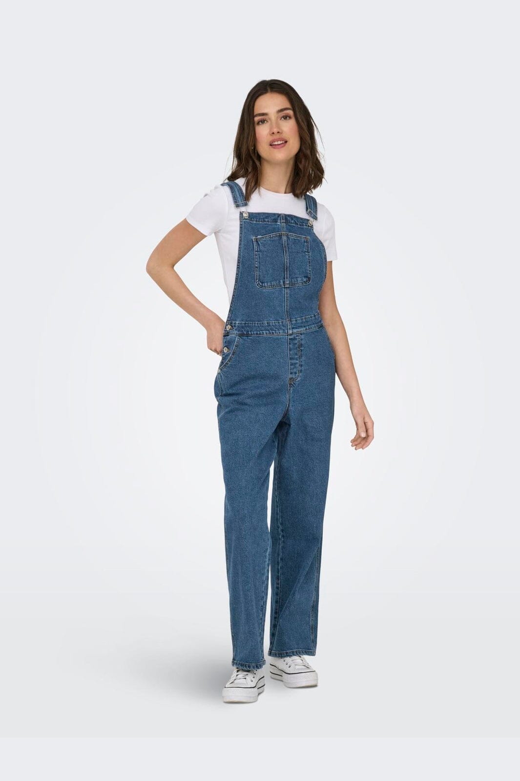 Only - Onlmascha Overall Wide Mae - 4802323 Medium Blue Denim