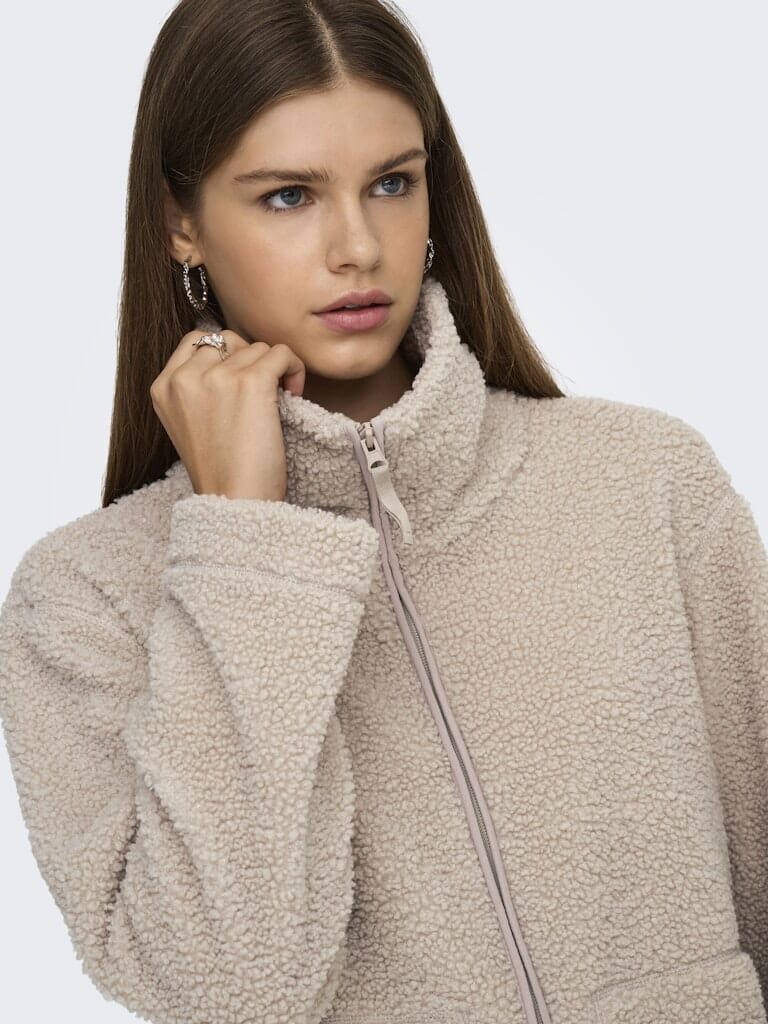Only - Onlmegan Teddy Jacket - 4959577 Satellite Fleece jakker 