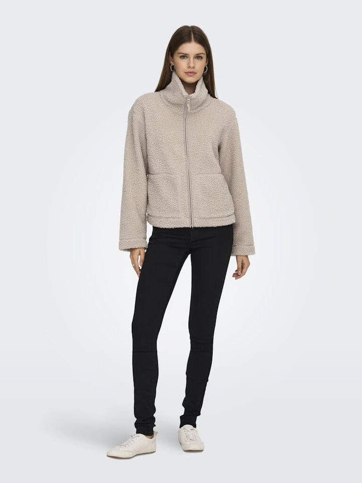 Only - Onlmegan Teddy Jacket - 4959577 Satellite Fleece jakker 