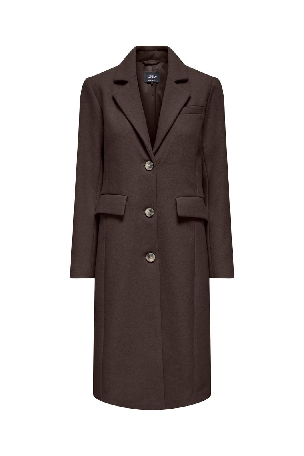 Only - Onlmicol Regular Coat Cc - 5100390 Coffee Bean
