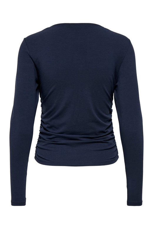 Only - Onlmira Life L/S Ruching Top - 5087696 Seaborne