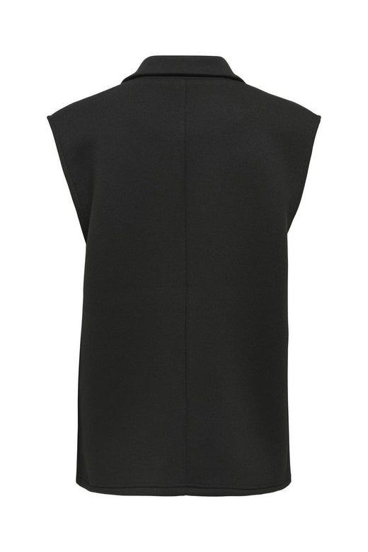 Only - Onlnaomi S/L Button Vest Swt - 4912499 Black Gold Buttons
