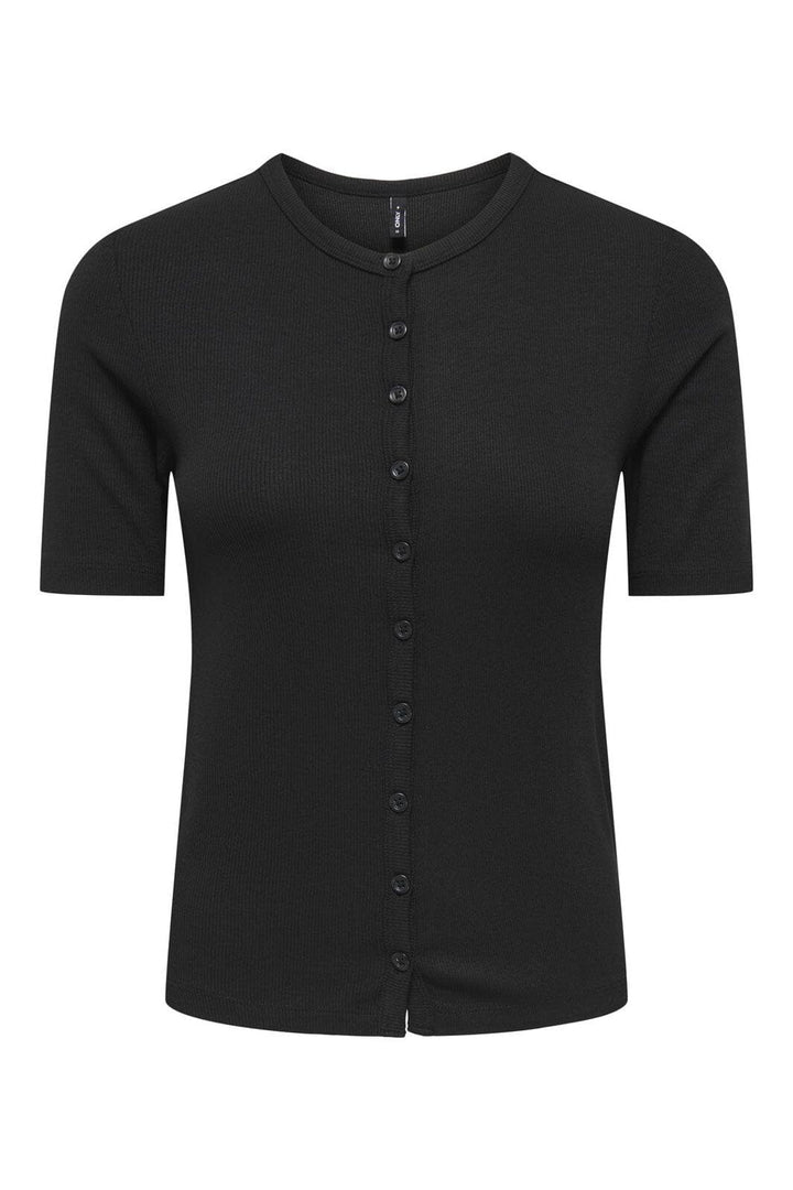 Only - Onlnora S/S Cardigan - 4978429 Black