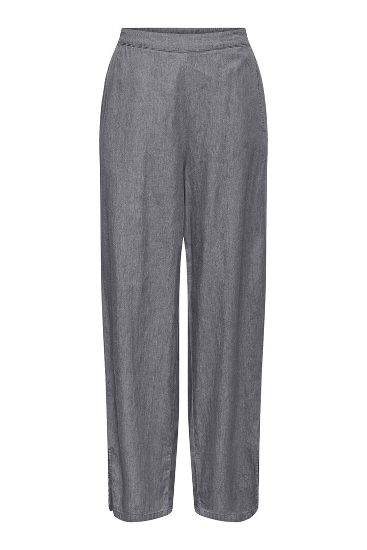 Only - Onlnova Azure Chiara Pant - 4764245 Grey Denim Bukser 
