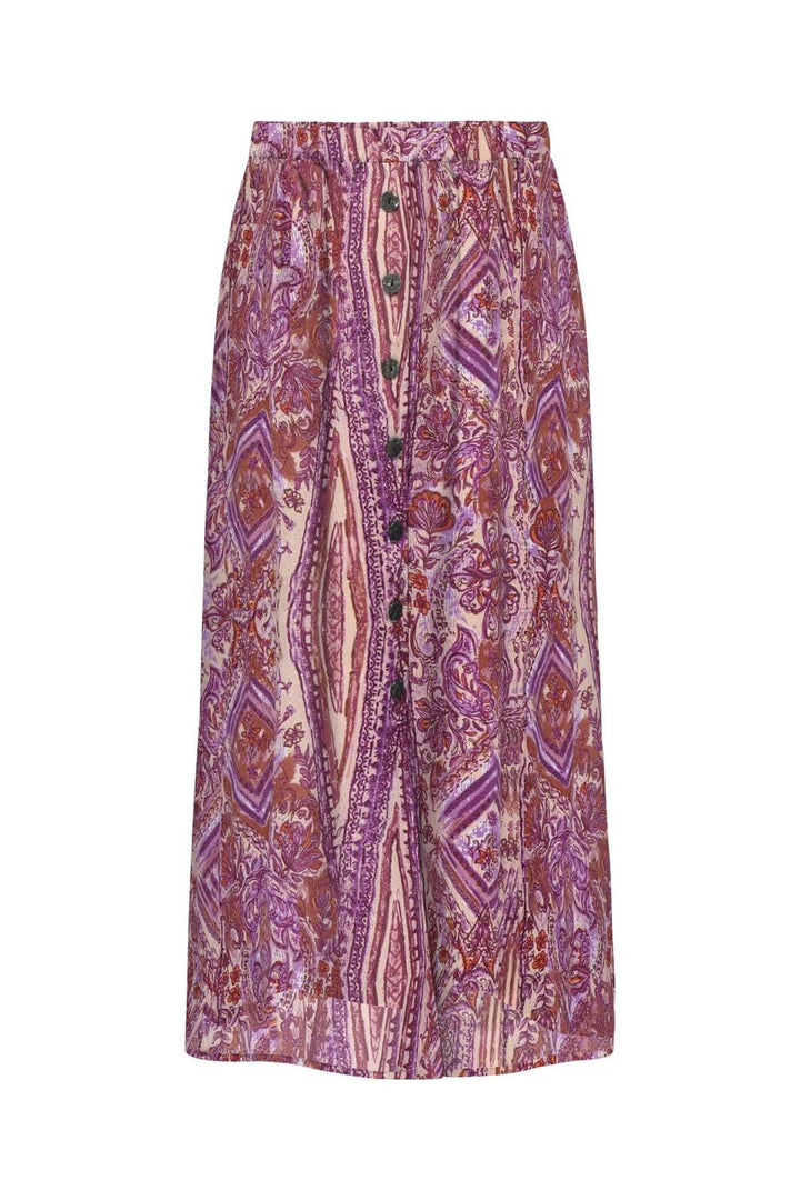 Only - Onlnova Life Elite Button Skirt - 4696729 Fuchsia Fedora 617 Bohobabe