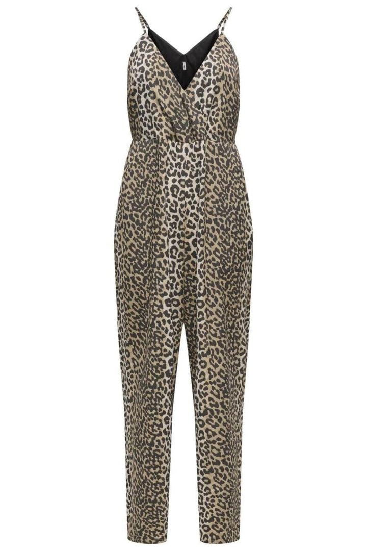 Only - Onlnova Life Elite Emza Jumpsuit - 4746249 Timber Wolf 631 Wildlife Buksedragter 