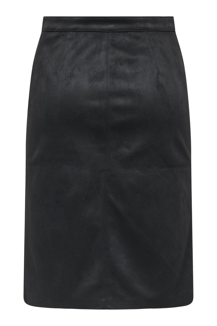 Only - Onloline Life Faux Suede Skirt - 4851440 Black