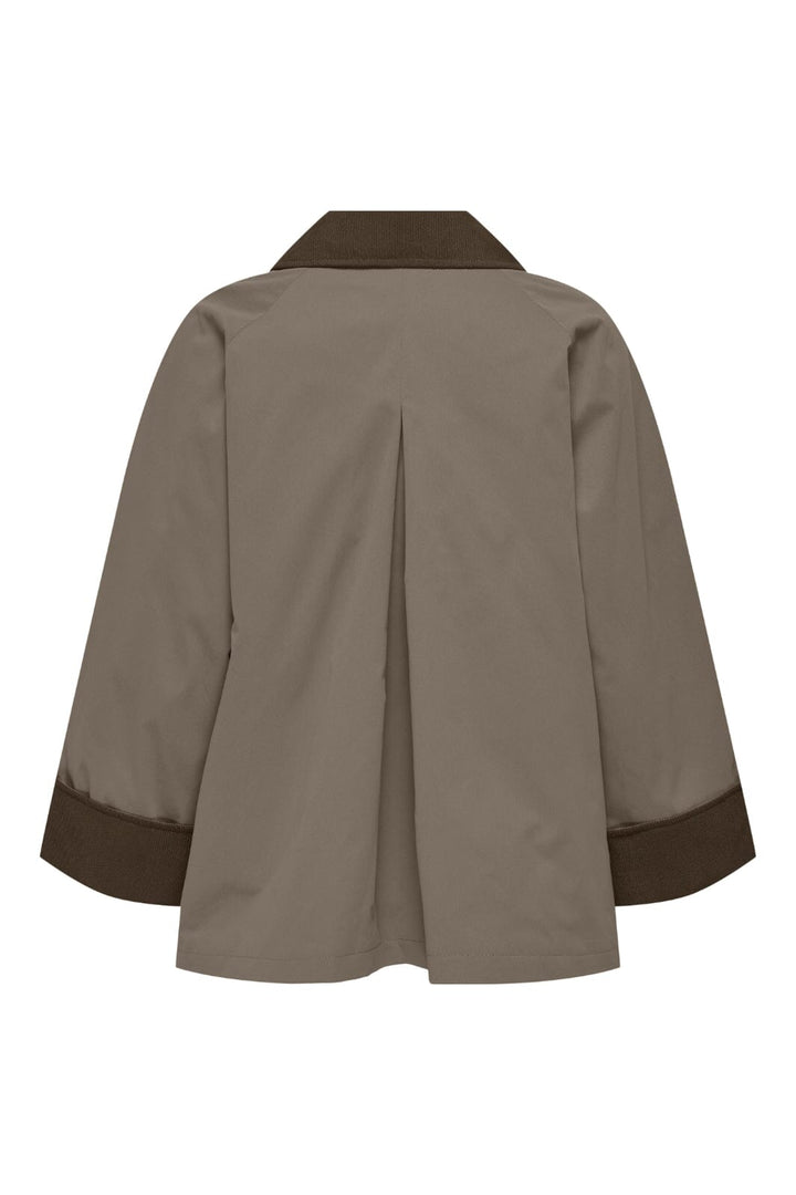 Only - Onlorchid Mix Cordoroy Parka Coat - 4902178 Walnut Chocolate Brown