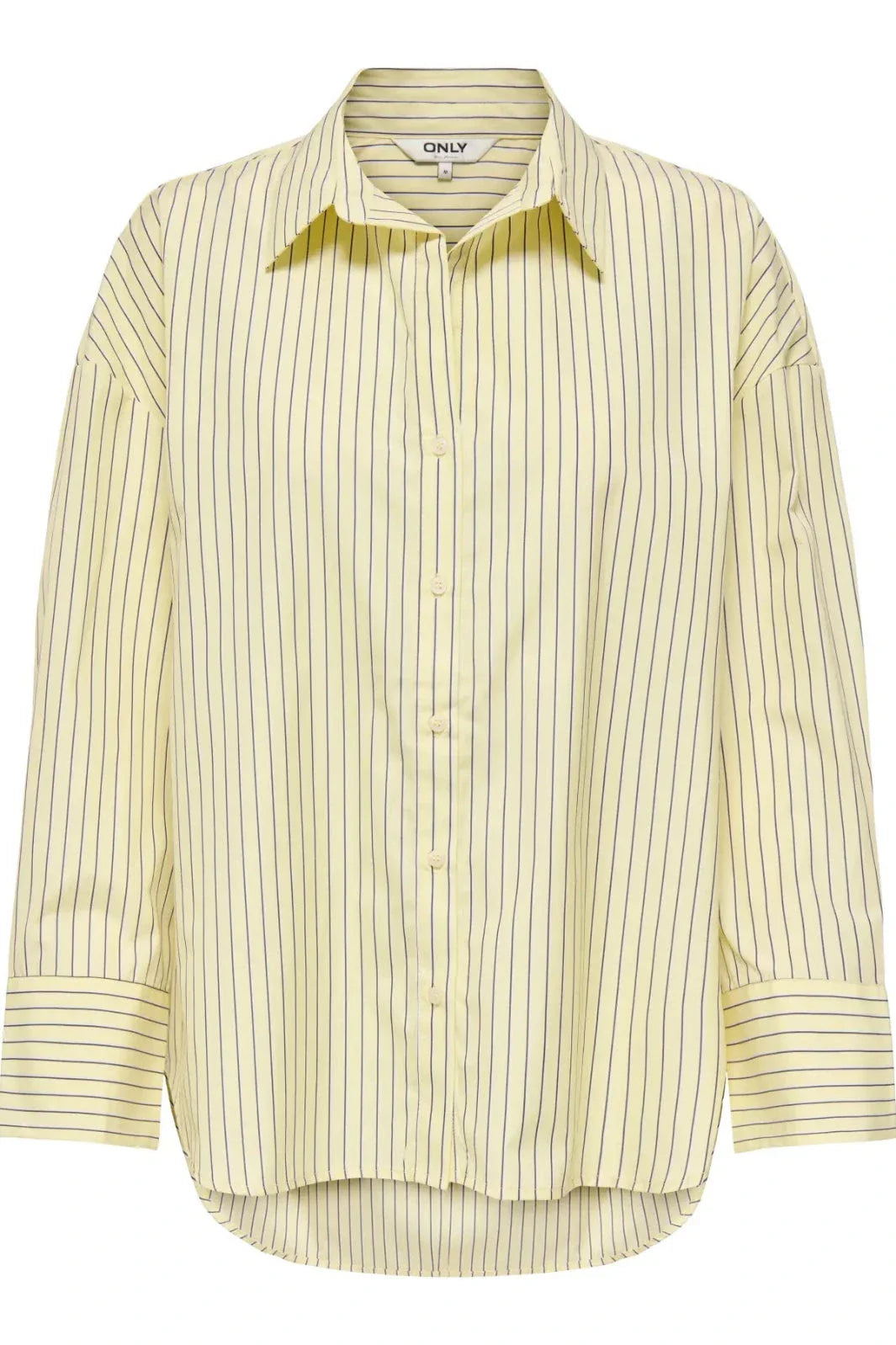 Only - Onloregon Alva Ls Reg Shirt - 4950345 Sunlight Black Skjorter 