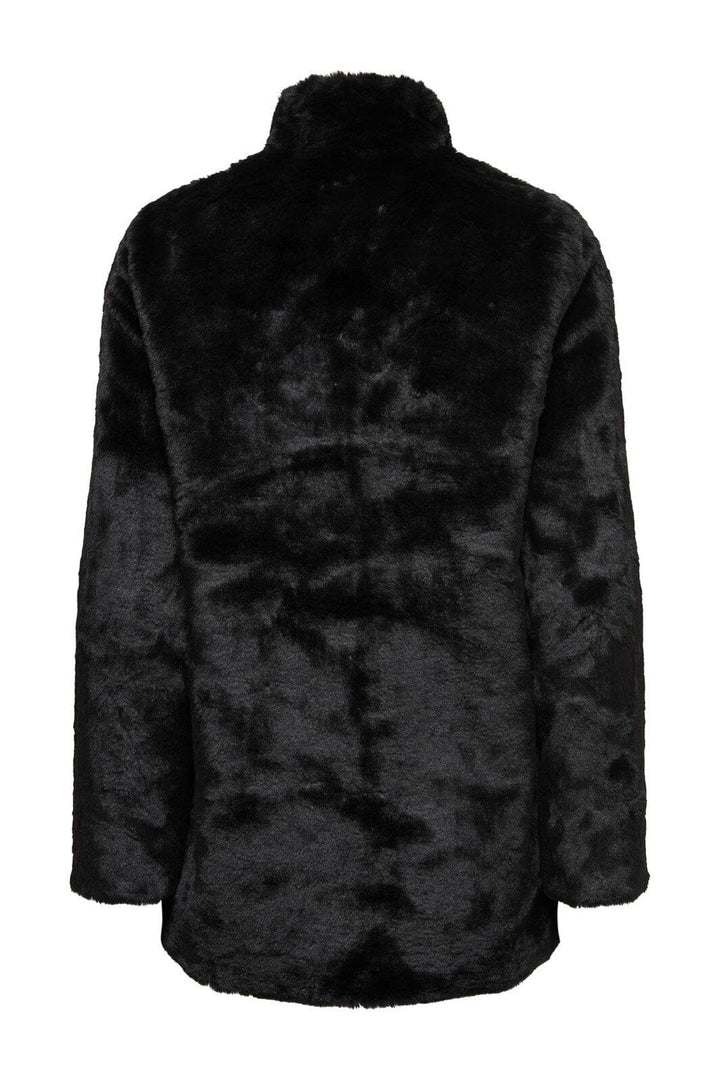 Only - Onlvida Faux Fur Coat - 2889506 Black