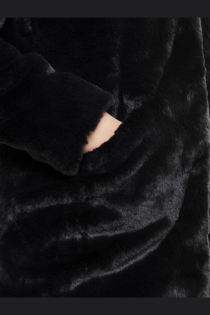 Only - Onlvida Faux Fur Coat - 2889506 Black
