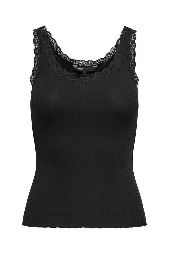 Only - Onlsara Sharai Lace Tank Top 15345994 - 4734756 - Black