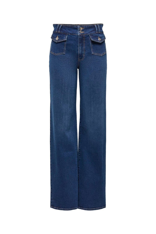 Only - Onlselena Wide Pocket Pim - 4976789 Dark Blue Denim