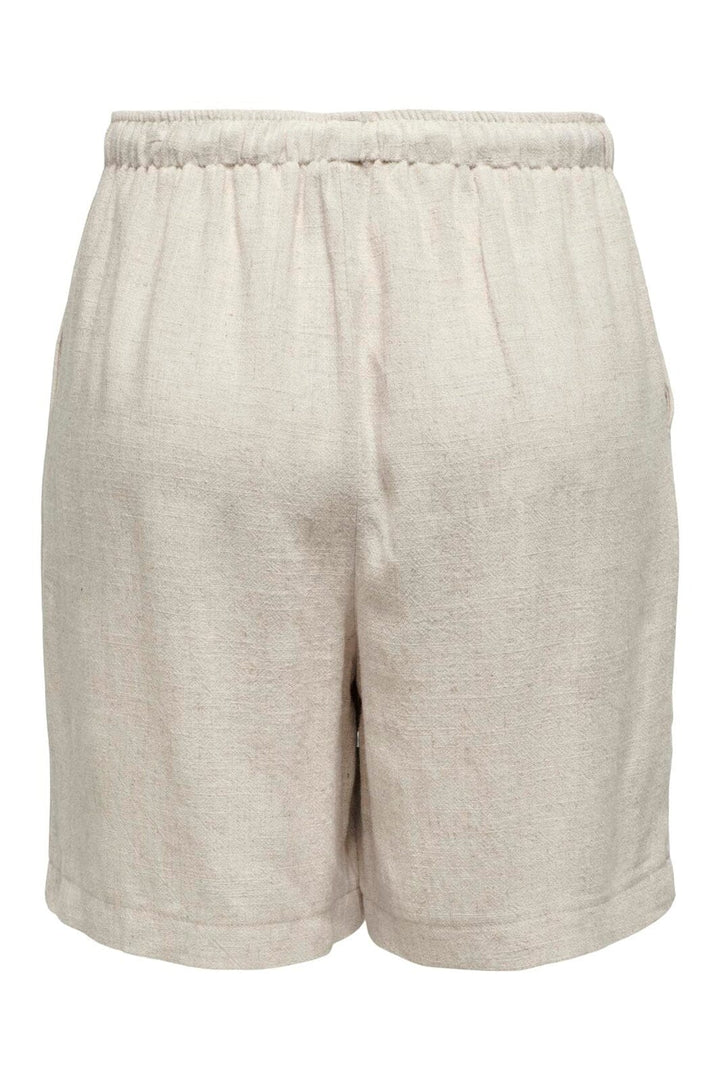 Only - Onlsiesta Pull-Up Lin Bl Shorts - 4597039 Moonbeam