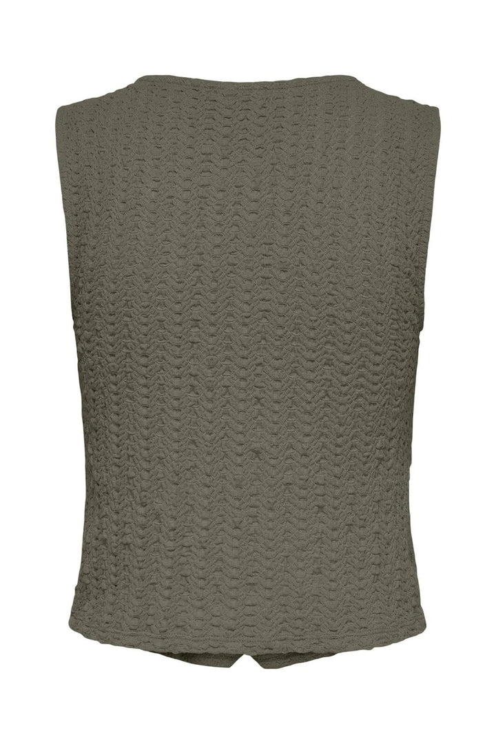 Only - Onlsif V-Neck Vest - 5081422 Smokey Olive