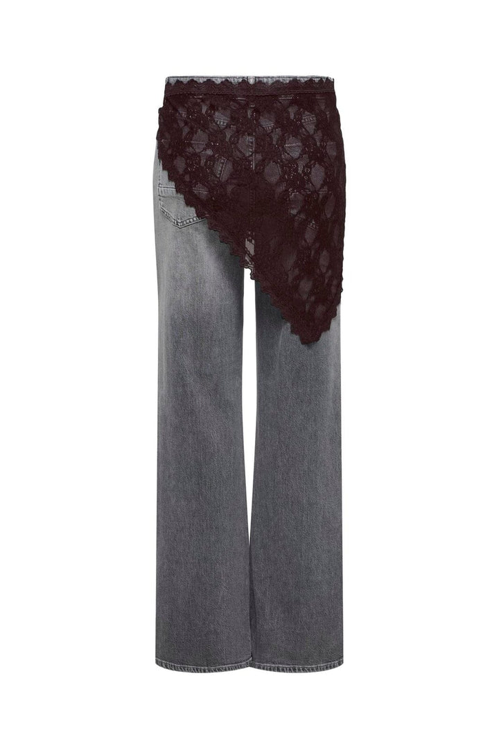 Only - Onlsof Lace Scarf - 5183490 Seal Brown