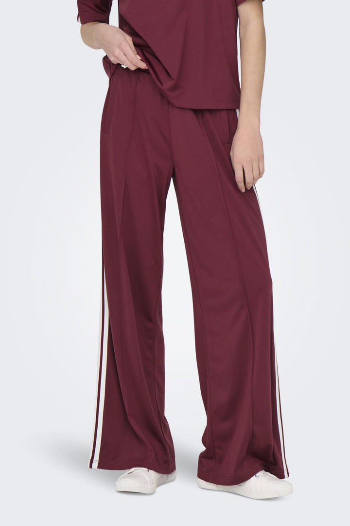 Only - Onlsports Pant Ub Swt - 4832798 Ruby Wine Bukser 