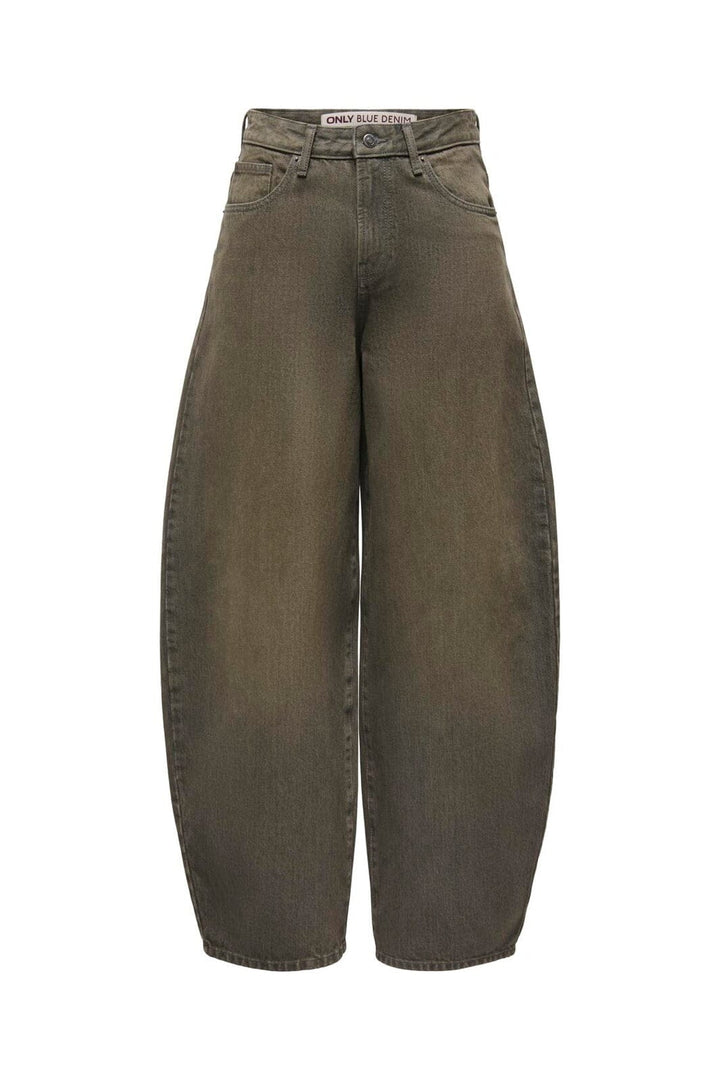 Only - Onltaylor Brown Barrel Red Tai - 5071032 Dark Brown Denim
