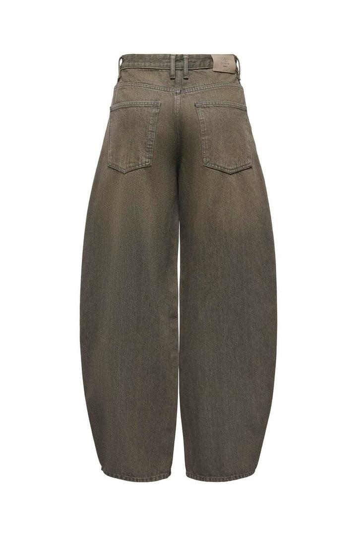 Only - Onltaylor Brown Barrel Red Tai - 5071032 Dark Brown Denim