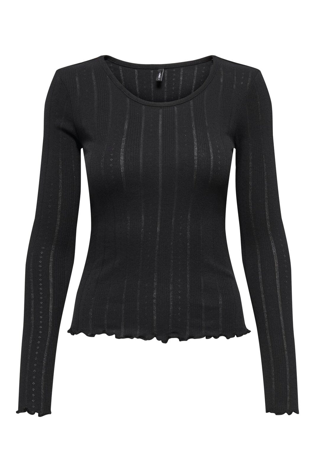 Only - Onltenna O-Neck L/S Top - 4941394 Black