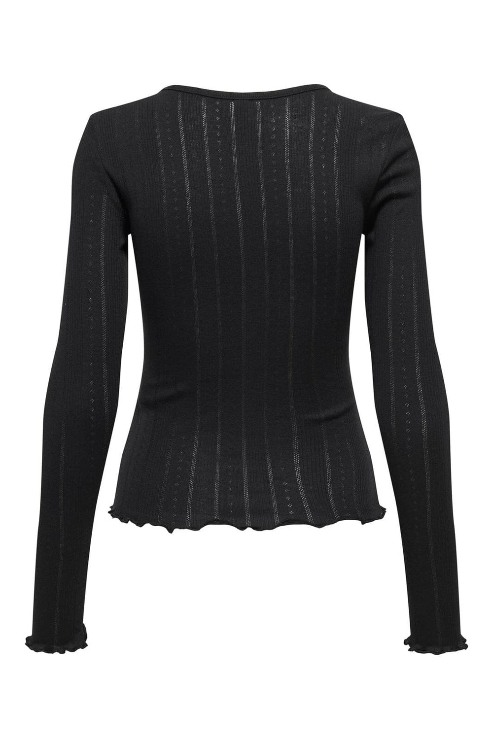 Only - Onltenna O-Neck L/S Top - 4941394 Black