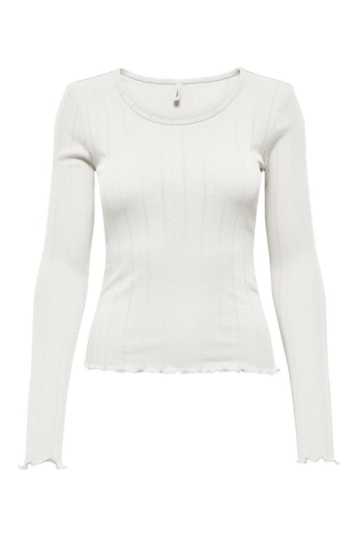 Only - Onltenna O-Neck L/S Top - 5013026 Cloud Dancer
